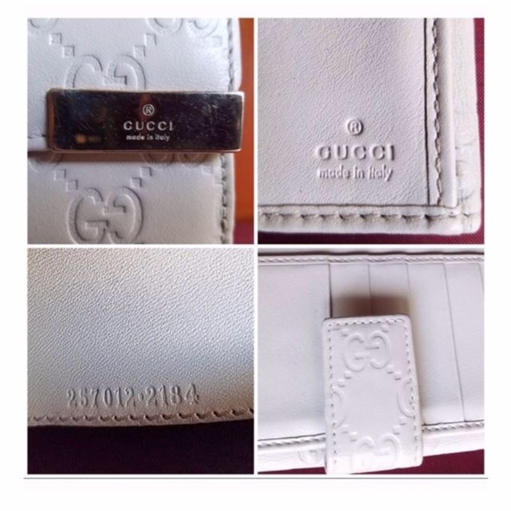SOLD!!!!!! Gucci Guccissma lamb leather wallet - Picture 7 of 7